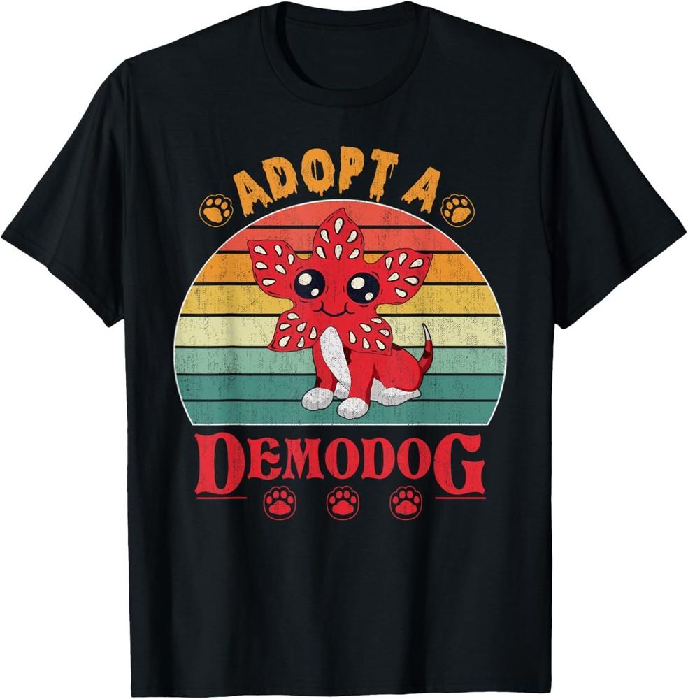 

Adopt a demodog funny dog lovers gift for men women kids T-Shirt 4XL