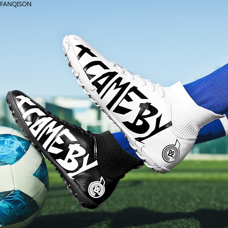 31-48 Cizme de fotbal pentru bărbați/femei, talpă moale din cauciuc, vârfuri scurte, gazon artificial, pentru competiții în interior, pantofi de fotbal profesioniști pentru copii