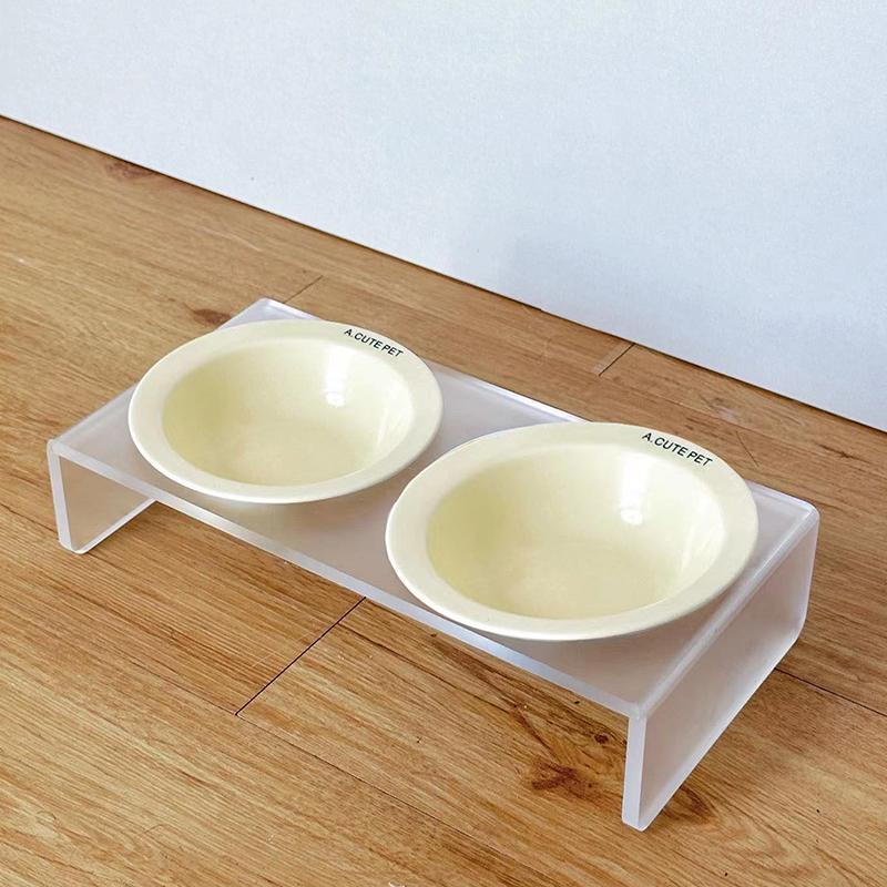 Ceramic Pet Cat Bowl Pet Drinking Water Feeding Bowl Ceramics Cat Food Dog Food Utensils Cat Dog Pet Supplies Accessories
