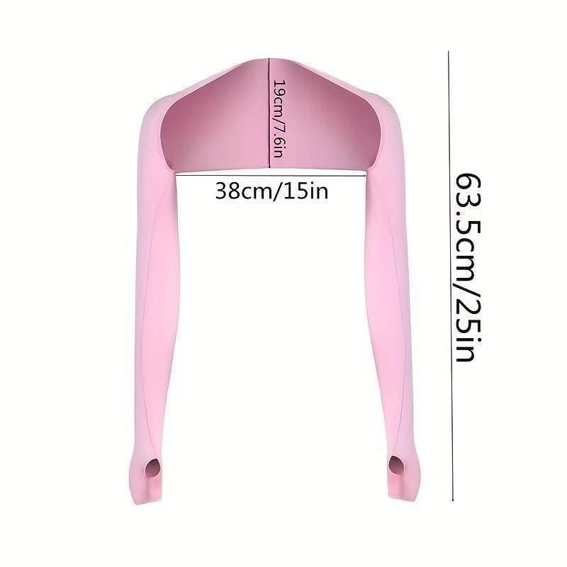 1pc Women's Ice Silk Arm Sleeves, UPF 50+ Sun Protection Cooling for Running Cycling Fishing, UV Blocking Breathable Sports