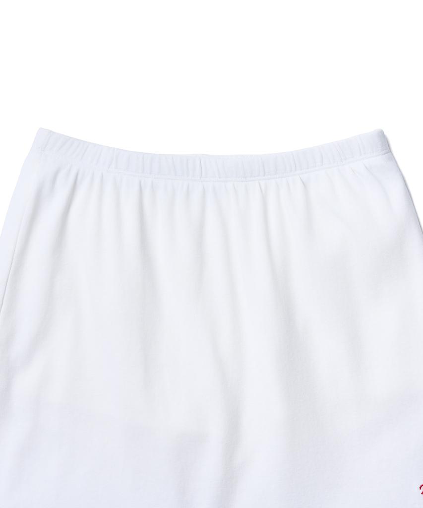 Tudment 50S Embroidered Mini Pantskirt_White