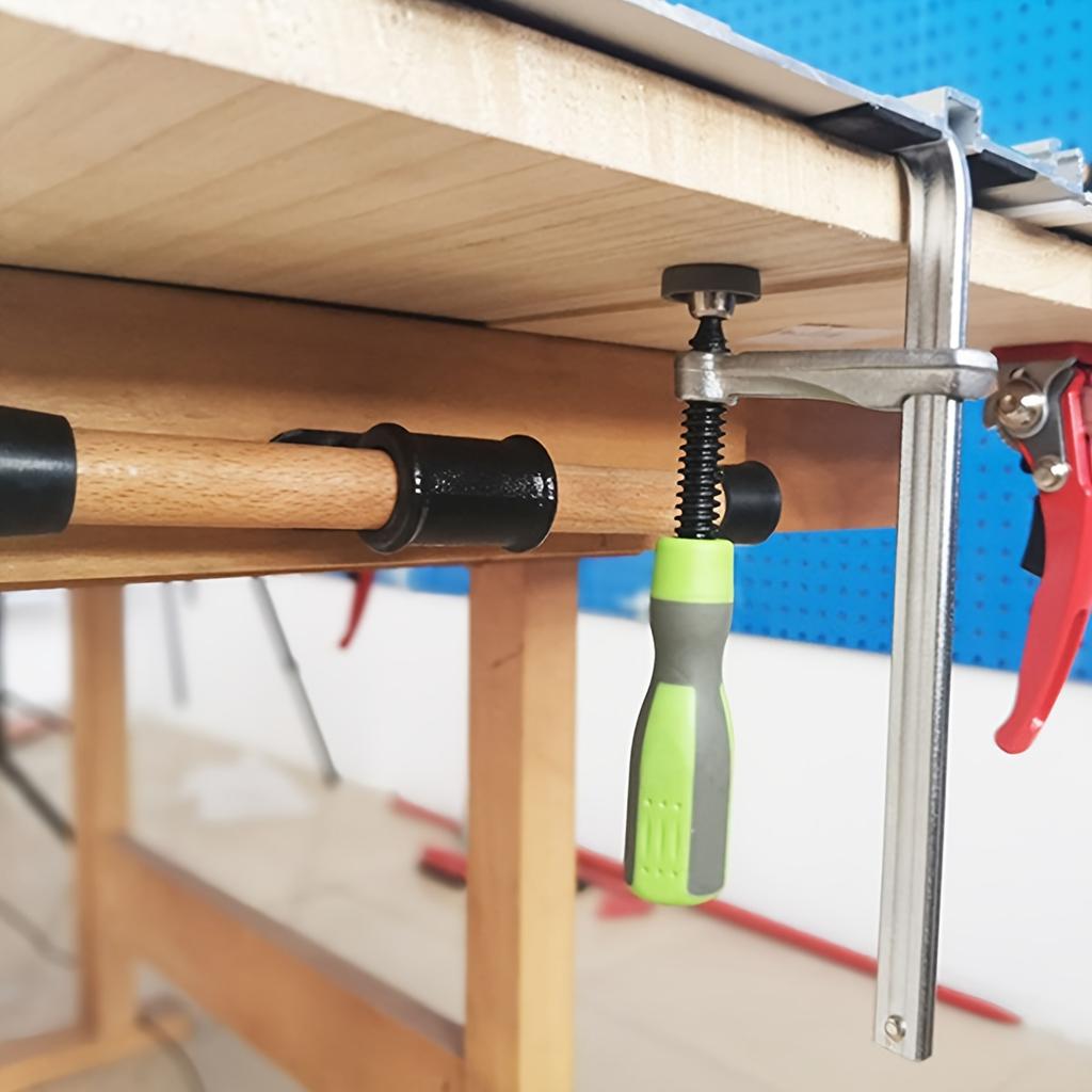 1pc Clutch Style Bar Clamps 12 In 600 lb Woodworking Clamps with Ergonomic Handle Cabinetry,Bar Clamps for Woodworking