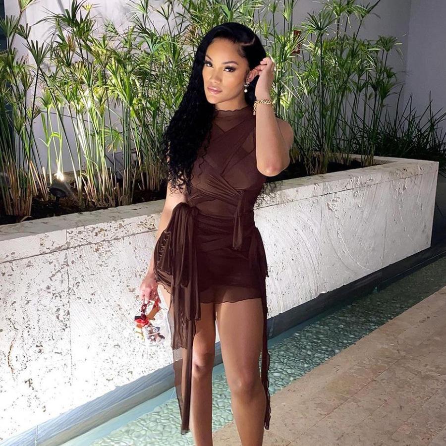 16 birthday dress ideas Black Plus Size Dresses- Women Hollow Out Short Lantern Sleeve See Through  Bodycon
