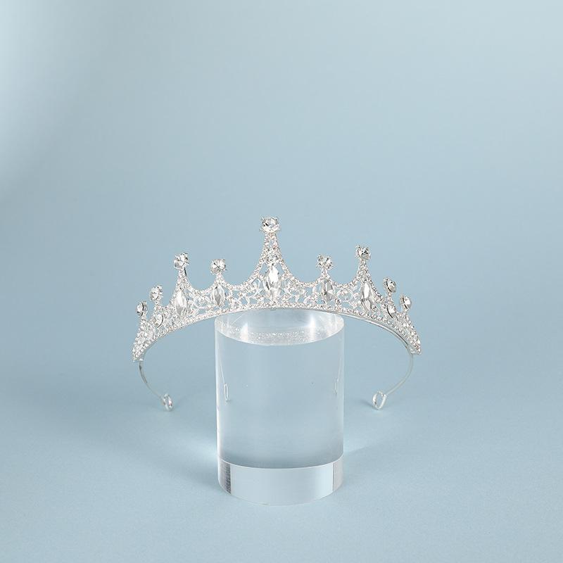 

Свадебные аксессуары Свадебный головной убор невесты короны принцессы сплав горный хрусталь повязка на голову прямые продажи