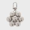 Llavero BUBBLE FLOWER 'PLATA'