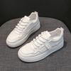 Leather little white shoes women's versatile spring new platform casual shoes women's sports shoes board shoes soft sole single shoes