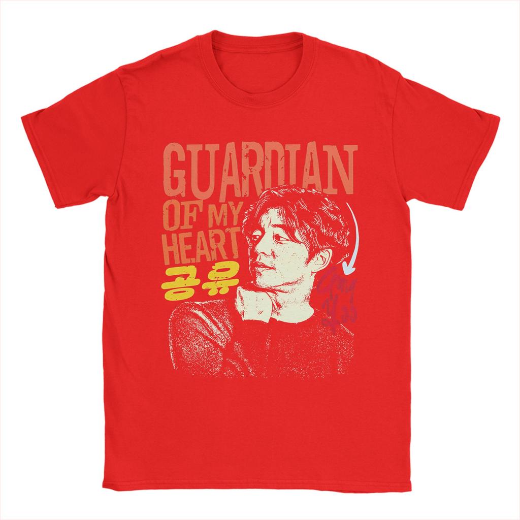 Funny Guardian of My Heart Gong Yoo  T Shirt Men Round Neck Short Sleeve Tops Shirts  Cotton Summer TopsTops