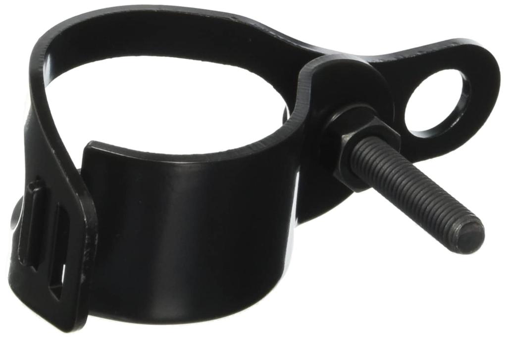 Daytona 96578 Motorcycle Turn Signal Mount Fork Clamp 1.4 - 1.6 inches (35 - 41 mm), Black, Steel, 2 Pieces