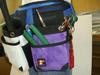 Kozuchi Hard Lab Small 2 (HARD LAB) Electrician's Bag, Tiers, Purple, HL-201P