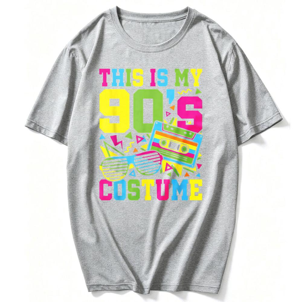 This Is My 90s Costume 1990s 90s Party Outfit Unisex Unisex TShirt Summer Casual Funny Outdoors High Quality Cotton ShortSleev Tee