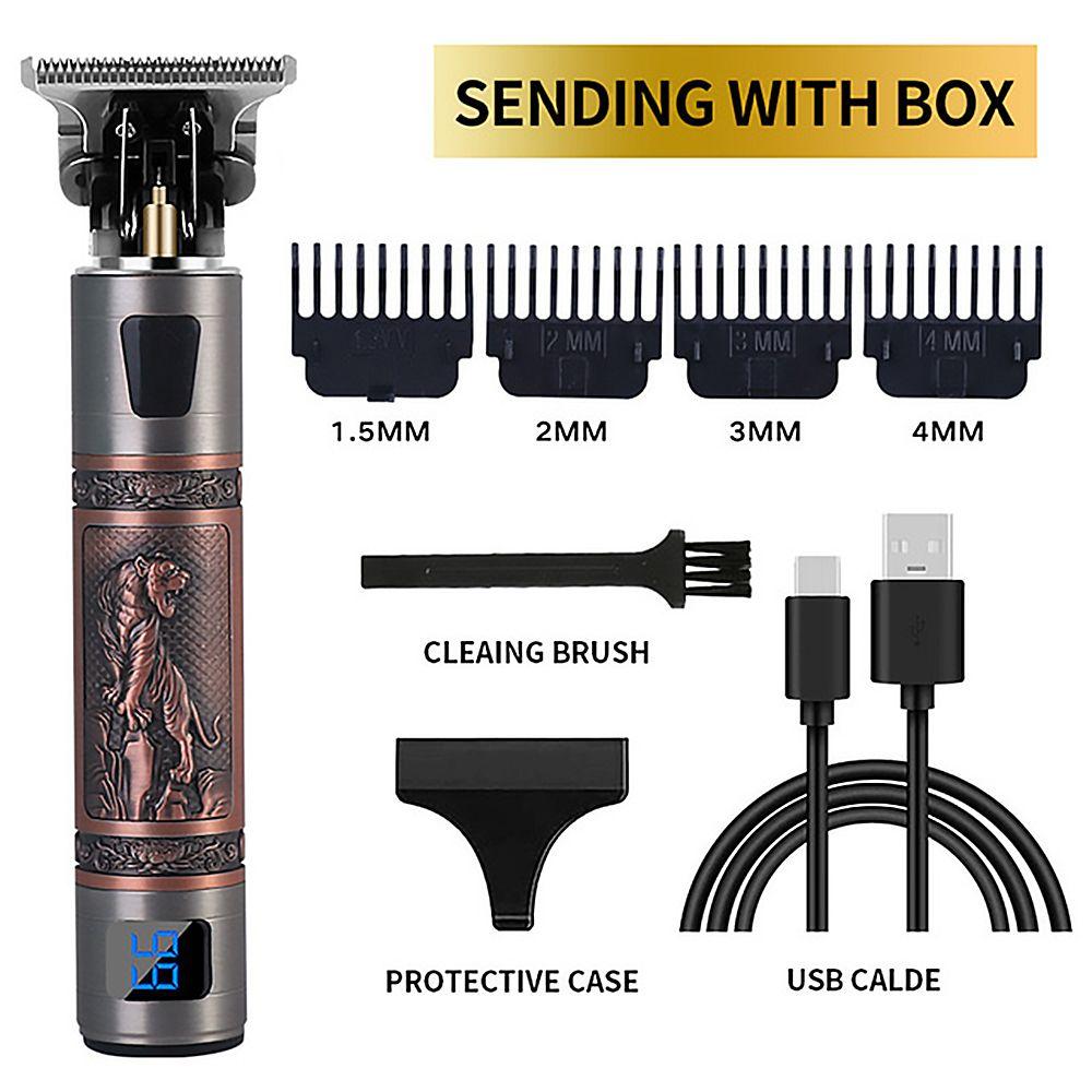 Hair Trimmer Machine Barber Shaving Machine Electric Shaver Clipper Rechargeable Beard Trimmer