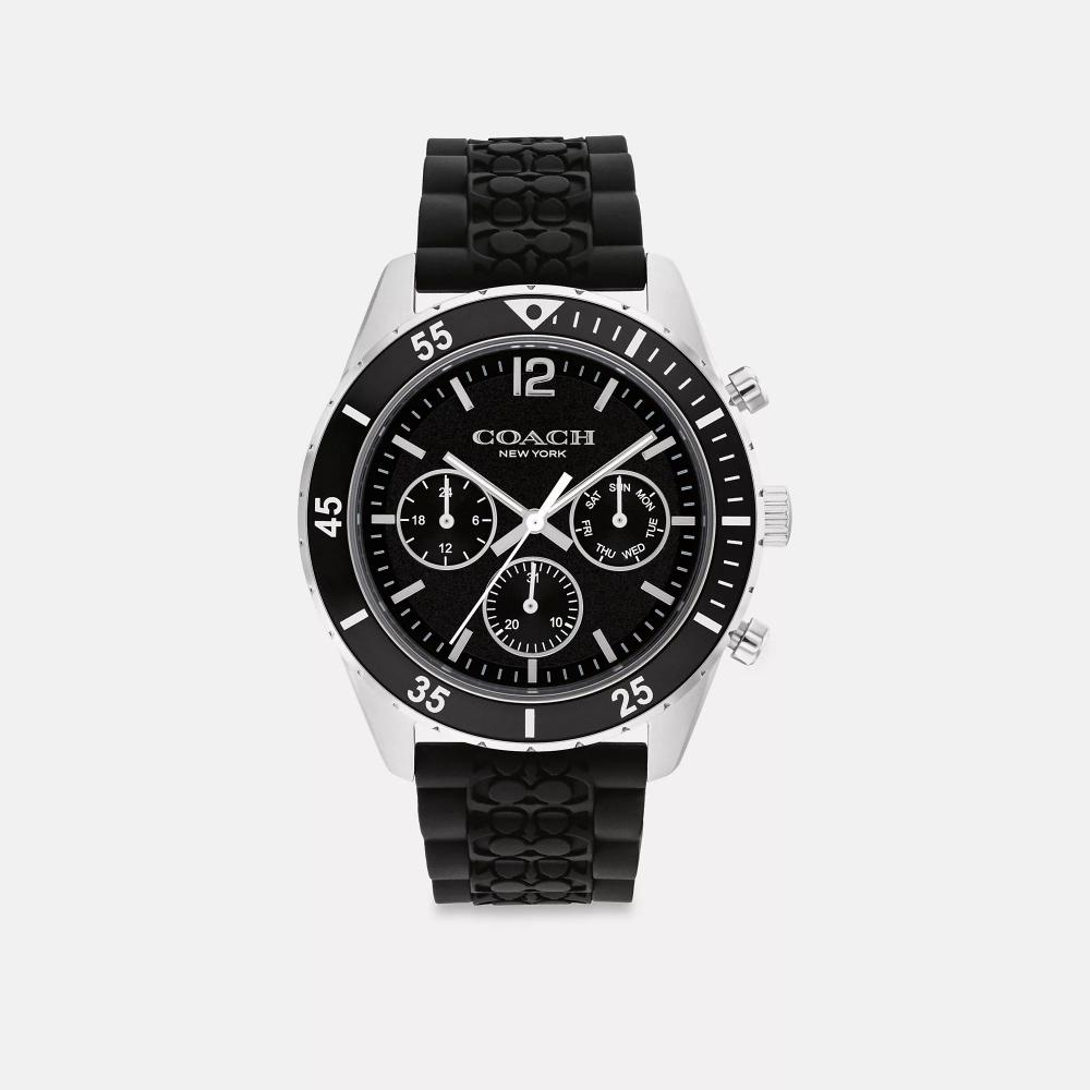 

Часы Coach Cole 44 мм черные