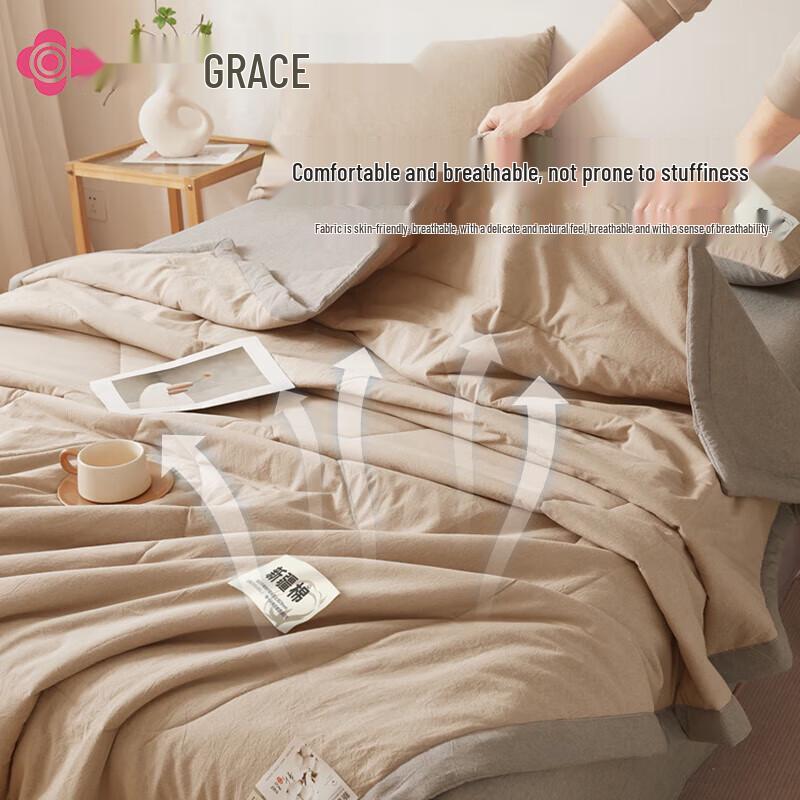 Jieliya 100% Cotton Summer Quilt