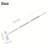 Magic Window Cleaning Brush for Screen Windows/Glass, Pet Hair Remover - Reusable Household Tool with Extendable Double Rods (Adjustable Length)