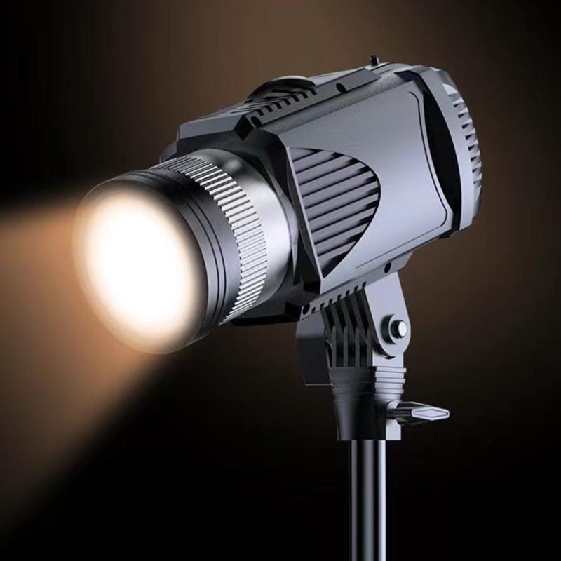 40W LED Studio Light Kit Ensures Optimaled Illumination for Live Stream and Content Creation with Long Service Bulbs
