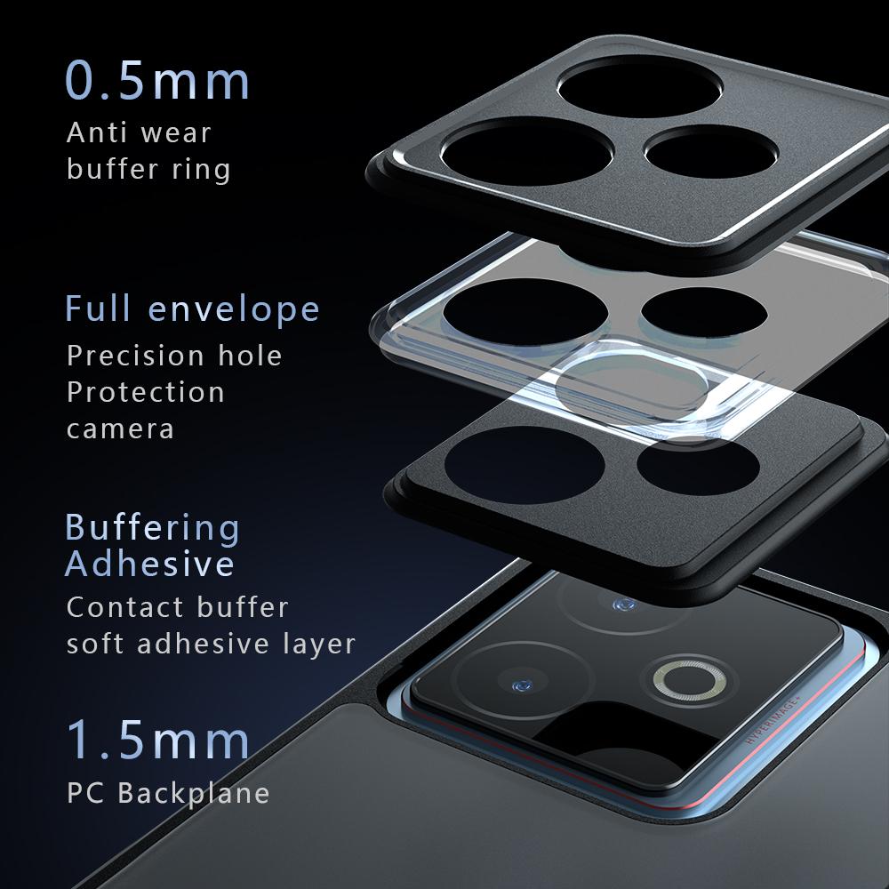 GT 7T Matt Støtsikkert Telefondeksel for Realme GT 7 GT 7Pro Neo 7x Hard Støtfanger Myk Gjennomsiktig Bakdeksel Anti-gulning Funda