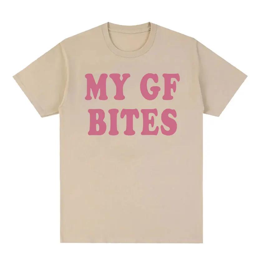 Moje přítelkyně kouše Zábavný vzor Dámské Krásná móda Vysoce kvalitní tričko Letní ležérní Extra velké tričko