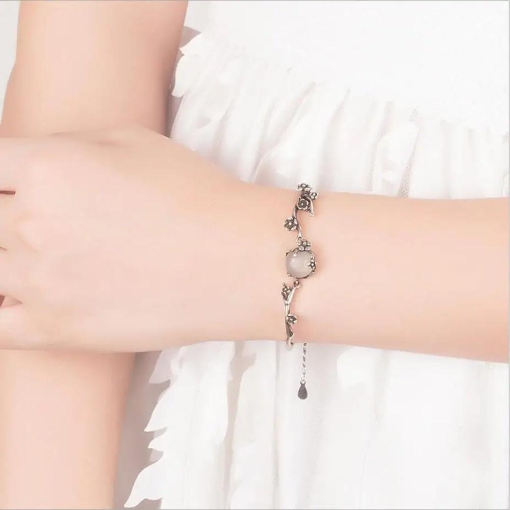 Retro Fashion Thai Bracelet Plum Blossom Chain, Women's Bracelet Jewelry Christmas