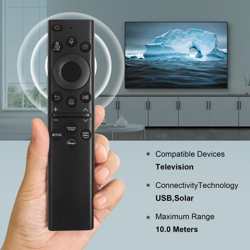 1 Piece Diy Accessories Bn59-01385A Replacement Voice Remote Control For Samsung Smart Tvs Solar Charging Remote
