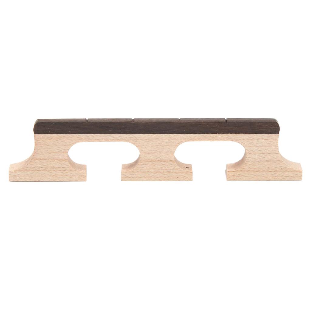 4 String Banjo Bridge Rosewood Decorative Robust Wooden 3 Leg Banjo Bridge Replacement for Music