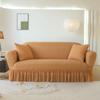 Premium Thick Bubble Gauze Sofa Cover Full Elastic Lace Universal Fit Sofa Protector All Season