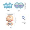 Baby Boy And Girl Babyshower Blue Pink Baby Birthday Christening Holiday Balloon Decoration Set