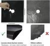 10PCS Teflon gas stove pad gas stove protective cover, stove burner liner, stove countertop protective cover