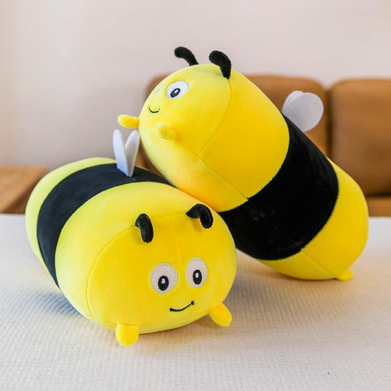 בובת דבורה קטיפתית מקסימה צעצוע חיה ממולאת רכה מושלם לילדים ומתנות