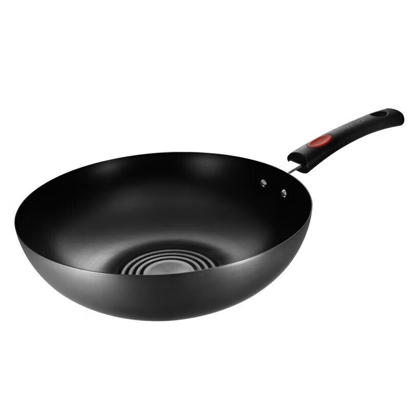 

ASD 32CM Non-Coated Wok with Standable Glass Lid