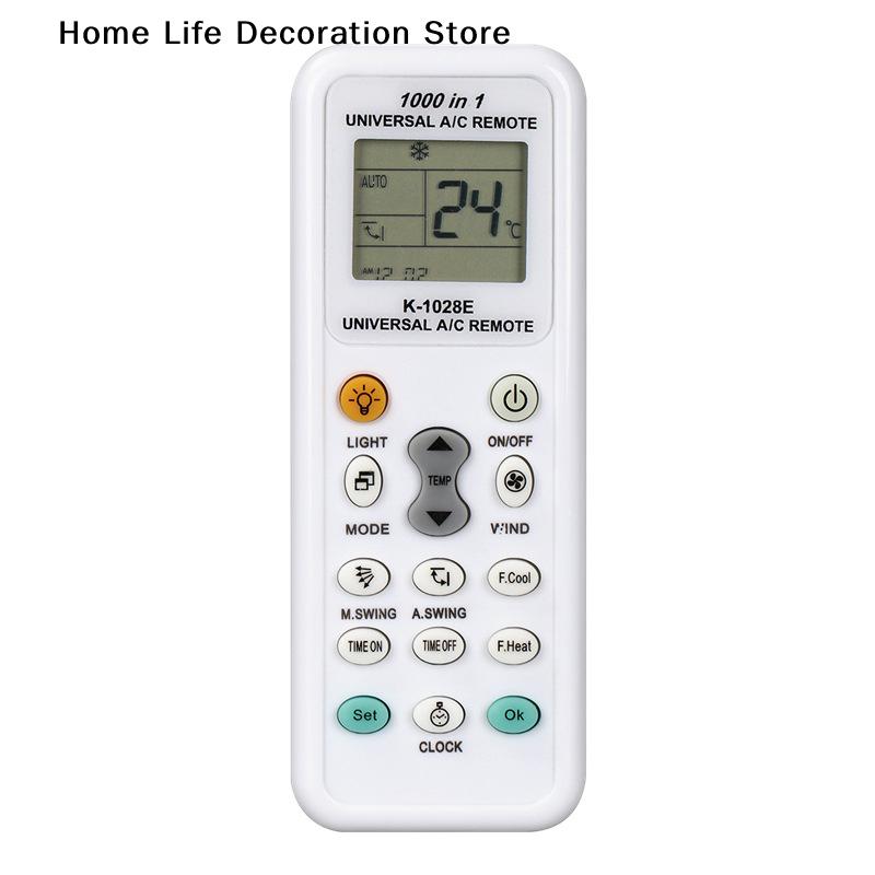 Universal K-1028E Low Power Consumption 1000 In 1 Air Condition Remote LCD A/C Remote Control Controller for LG,Guqiao,Haier,etc