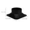 Plastic Air Duct Connector 4 Inch Abs Flange For Ventilation System Hvac Ducting Exhaust Pipe Connection Fittings