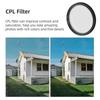 52mm Zirkular Universal Tragbarer Polarisationsfilter Kameraobjektiv CPL Filter Keine Reflexionen für iPhone Samsung Handy Polarisierte Objektive