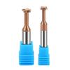 New Carbide T Slot Milling Cutter 4 Teeth Coating Groove Cutter Round Handle Slotting Router Bits