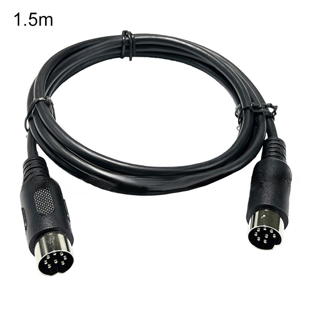 

1pc Extension Cord 1.5m 8-Pin DIN Cable - High-Performance Male To Male For MIDI Extension Line Electrical Equipment Supplies