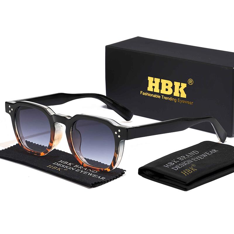 

HBK Punk Square Sunglasses Men Punk Sun Glasses for Women Fashion Travel Outdoor Cycling UV400 Lunette De Soleil Homme AS photo show