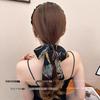 High Skull Braided Ribbon Hair Tie Headband for Daily Wear