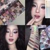 Cold Moon 21-Color Eyeshadow Palette Cool Purple Series Smokey Makeup Cement Gray Matte Pearlescent Flashing Colorful Hot Girl Eye Makeup