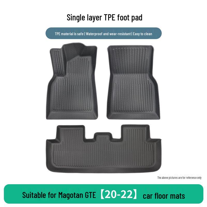 Volkswagen Magotan GTE 20-22 Oil-Resistant TPE Custom-Fit Floor Mats