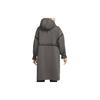 Nike Solid Color Zipper Mid-Length Waist-Defining Coat Women Coats Gray DM6167-032
