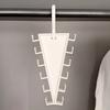 Double-Sided Clothes Hanger, with 12 Hooks Open Hook Design, V-Shape Vertical Easy Access Organizer, for Shirts Hats Belts Scarves