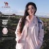 Camel Dilraba Style Outdoor 3-in-1 Down Windbreaker Jacket