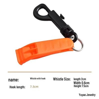 ABS Lifesaving Outdoor Whistle: Durable Plastic Emergency Signal Whistle