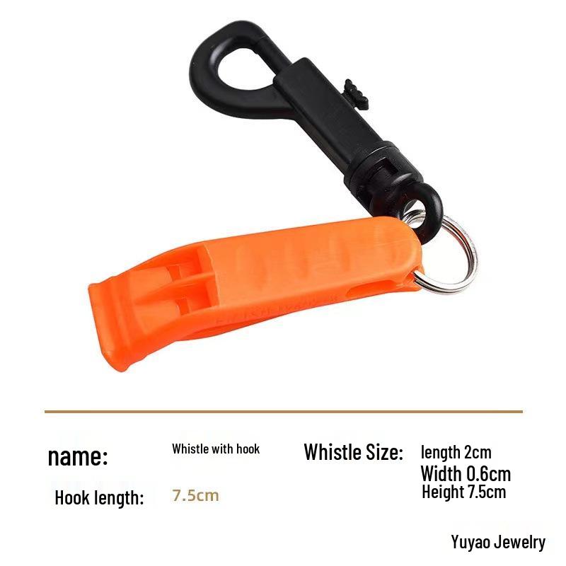 ABS Lifesaving Outdoor Whistle: Durable Plastic Emergency Signal Whistle