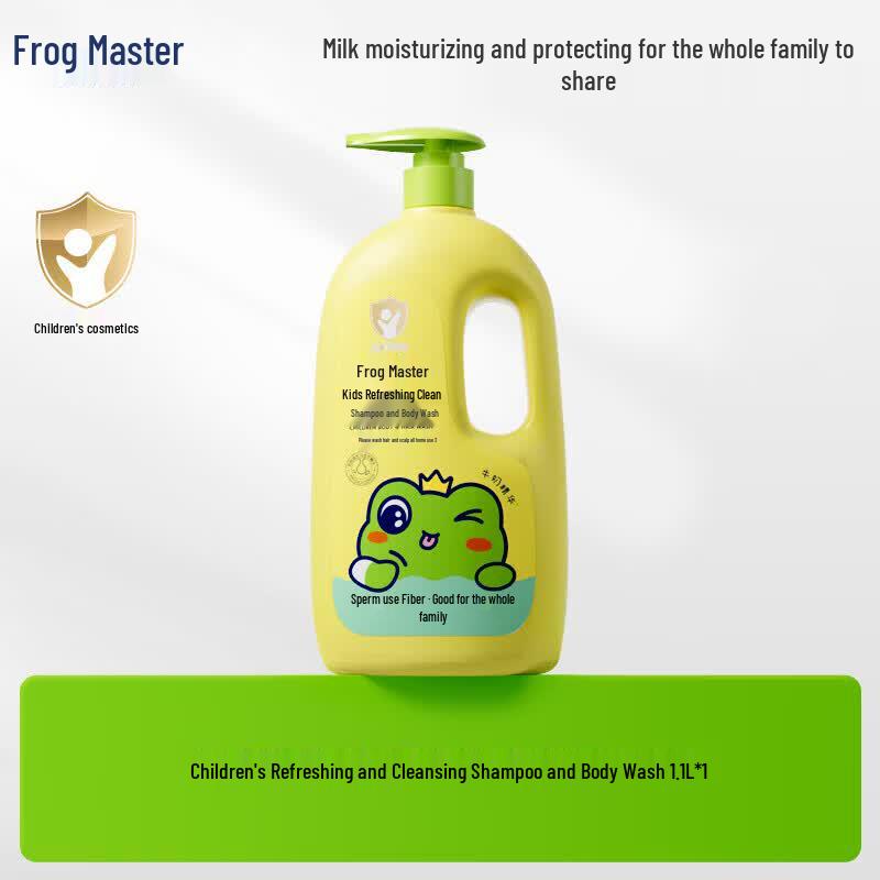 Frog Prince Kids 2-in-1 Shampoo & Shower Gel - Moisturizing Milk Scent