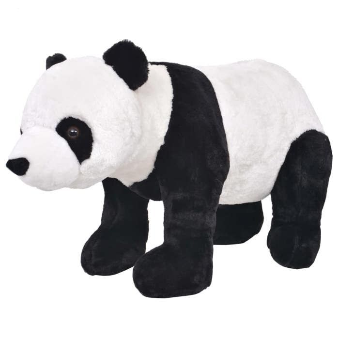 VidaXL Jouet en peluche Panda Noir et blanc XXL 91339