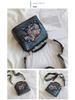 Women's 2022 Retro Embroidered Wide Strap Shoulder Bag - National Style Crossbody with Large Capacity