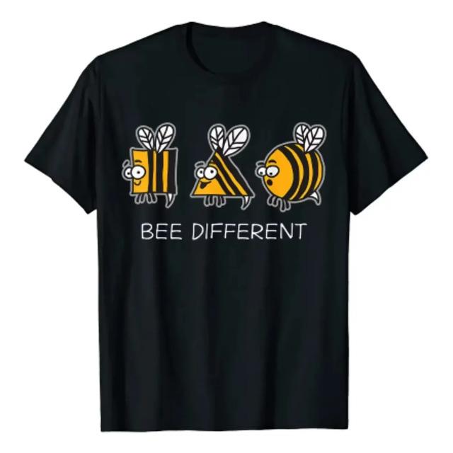 Funny Bee T-Shirt With Different Cartoons XXXL
