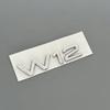 Dla Chrome Litery Logo W12 Naklejka Błotnik Samochodowy Bagażnik Odznaka Dla Audi A8 D3 S8 A8L Q7 Emblemat W12 Naklejka Akcesoria