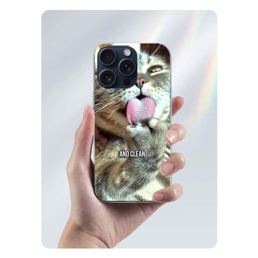 Pet Cat Funny Memes Clear Phone Case For Iphone 17 Air 16 Pro Max 15 Pro 14 Plus 17E 16E 11 13 12 Mini Cover Cases Fundas Cell T
