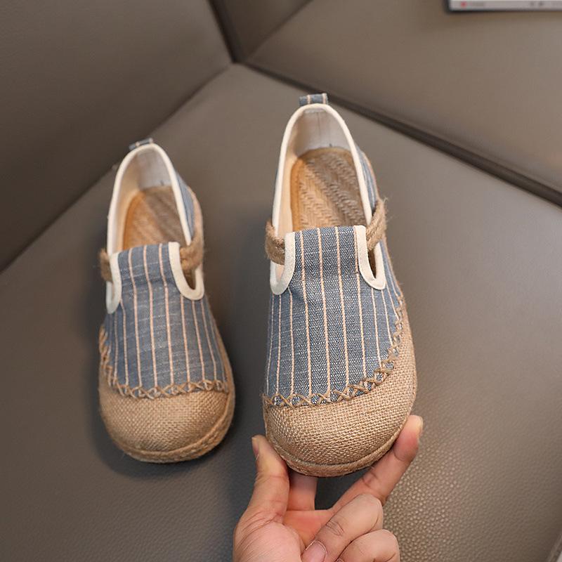 

Новые льняные туфли рыбака в этническом стиле, вышитые туфли в старинном стиле, туристические туфли для студентов с одной педалью, ленивые, старые, пекинские, тканевые туфли для женщин 38